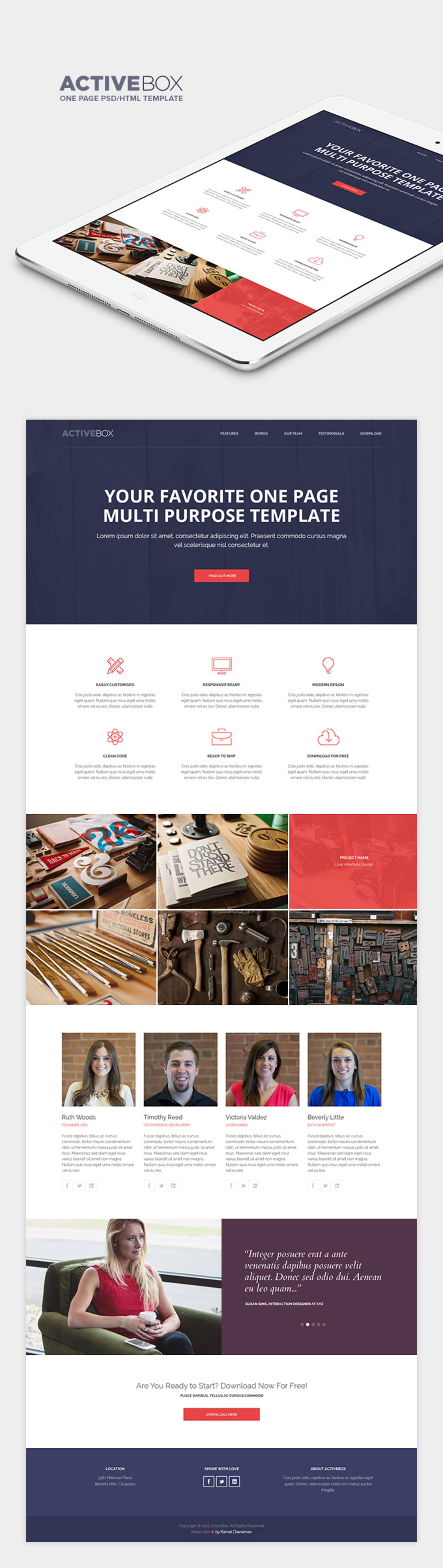 ActiveBox HTML Template